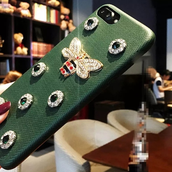 Iphone 7&8 Luxury 3D Metal Bee Pearl Case - Picture 2 of 8